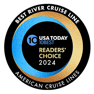 USA Today 10Best Readers' Choice 2024 for Best River Cruise Line Awards Logo