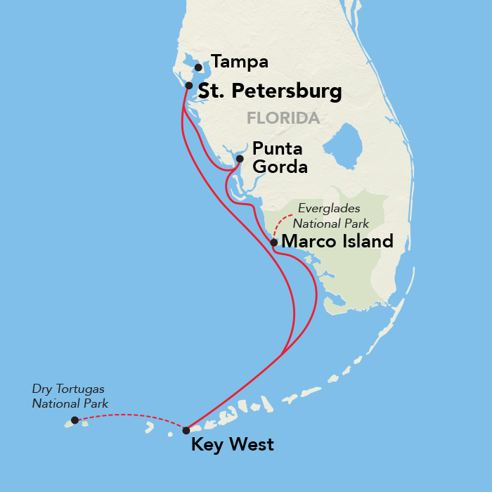 Itinerary Overview Map